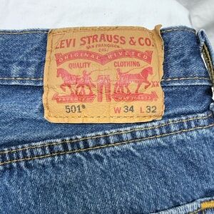 Levi's Classic Blue Straight Jeans